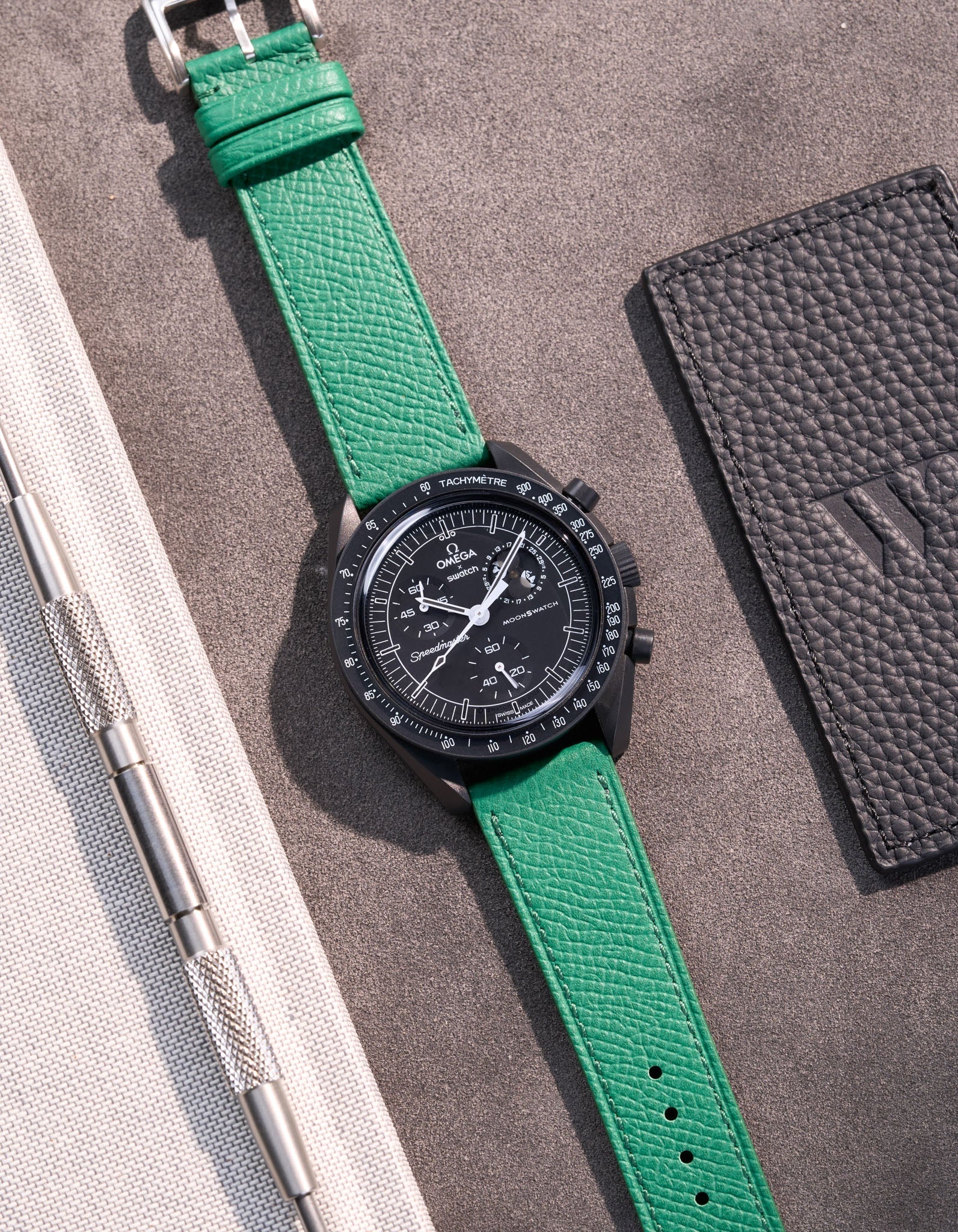 Mission to the New Moon Moon Phase (Leather Bracelet)