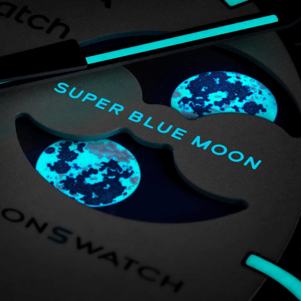 Mission to TO THE SUPER BLUE MOONPHASE - VELCRO© Bracelet.