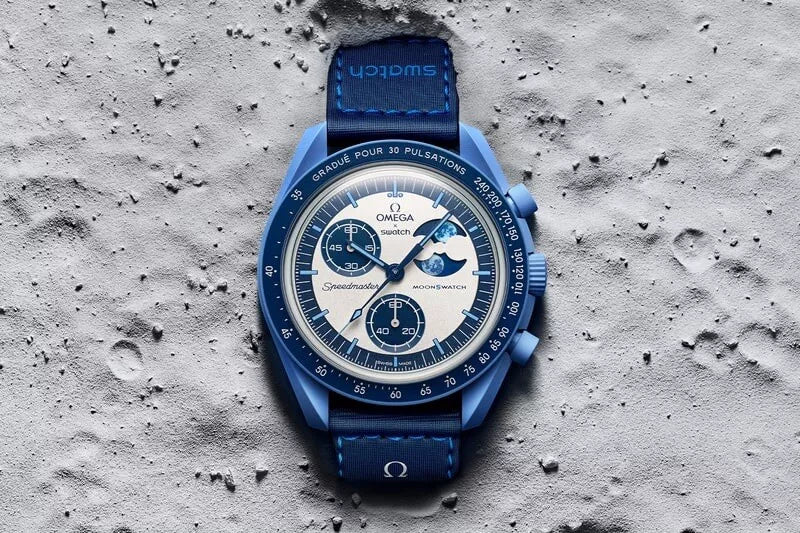 Mission to TO THE SUPER BLUE MOONPHASE - VELCRO© Bracelet.